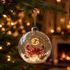 Unique Christmas Tree Ornaments Zodiac Ornament, Twelve Sign Hanging Decoration, 2D Acrylic Durable Decor Horoscope Pendant for Xmas Tree, Holiday