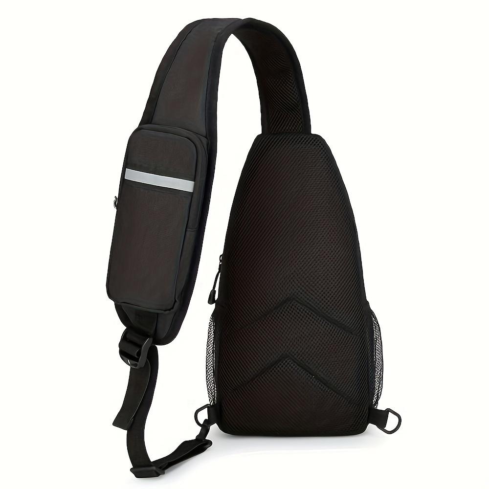 Слинг-бэг Легкий Crossbody Sling Рюкзак-сумка через плечо для женщин Мужчин Большая сумка на плечо на грудь Daypack для пеших прогулок Путешествий