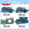 Порт-коннектор Зарядка USB Док-плата Шлейф для Samsung Galaxy A13 A23 A33 A53 A73 4G 5G Запчасти для ремонта