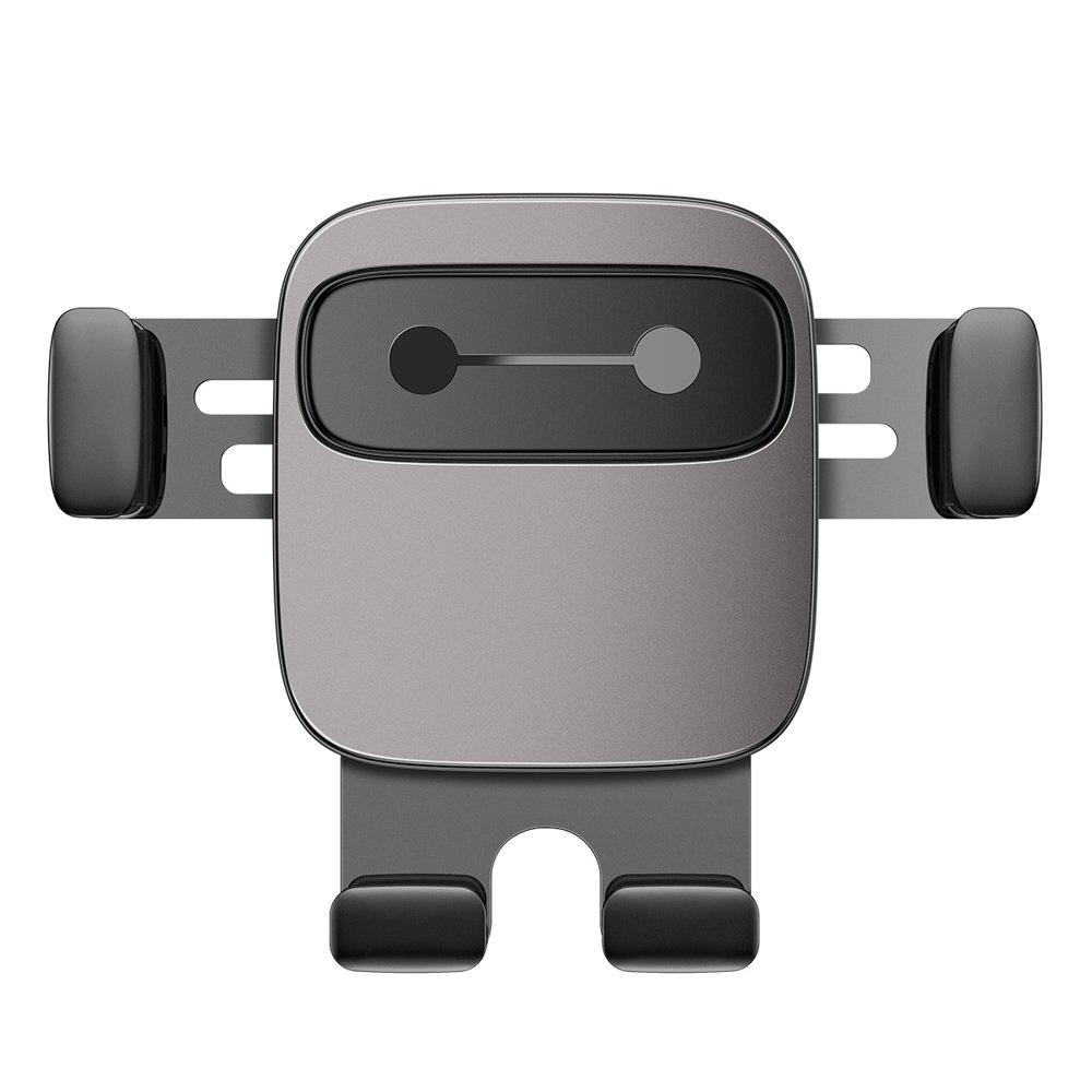 Baseus Gravity-Fit Car Vent Phone Mount Holder: Universal Fit for 4.7"-6.6" Smartphones - Black