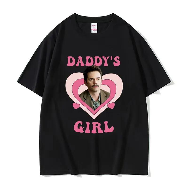 I Love Hot Dads Tshirt The Twilight Saga Charlie Swan Billy Burke Graphic Tshirts Unisex Women T Shirt Streetwear