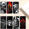Spartan Warrior Transparent Phone Case for Motorola Moto G10 G20 G30 G31 G32 G34 G35 G41 G42 G50 G51 G52 G55 G60 G60S