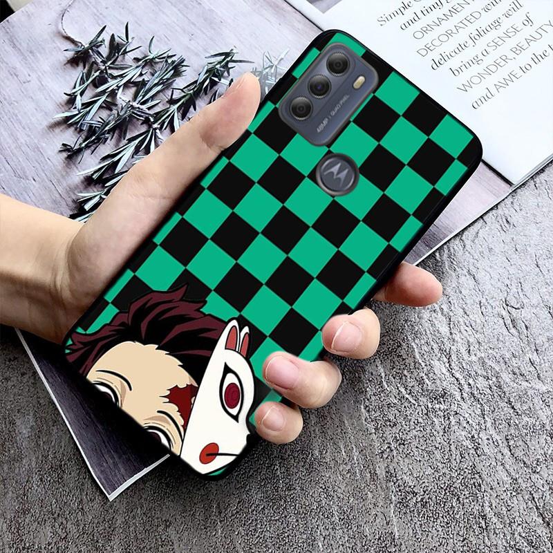 Чехол для телефона Demon Slayer Kimetsu для Motorola Moto E32 E20 E40 G22 G52 G20 G30 G100 G60 G50 G10 GPure GStylus G9 One Action Macro