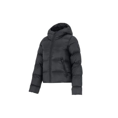 Пуховик Cgi, однотонный спортивный повседневный короткий теплый пуховик с капюшоном, женская верхняя одежда, черный 1375442-001