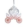 2pcs Pink Transparent Xmas Tree Hanging Ornaments Merry Christmas Decor  Home Desktop Decoration