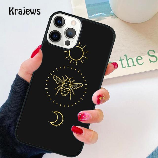 Мягкий чехол для телефона с изображением пчел для iPhone 14 XR X XS Max 5S 6S 7 8 Plus SE 2020 11 12 13 Pro Max, мини-чехол для телефона