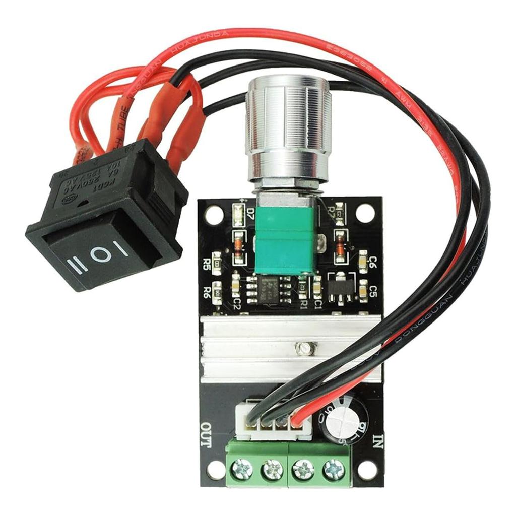 6V 12V 24V 28V 3A 80W DC Motor Speed Controller PWM Adjustable Reversible Switch & Driver for Versatile Application