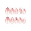 24 шт. румяна постепенное изменение чистый маникюр накладные ногти маленькая красная книга французский блеск накладные ногти накладные ногти