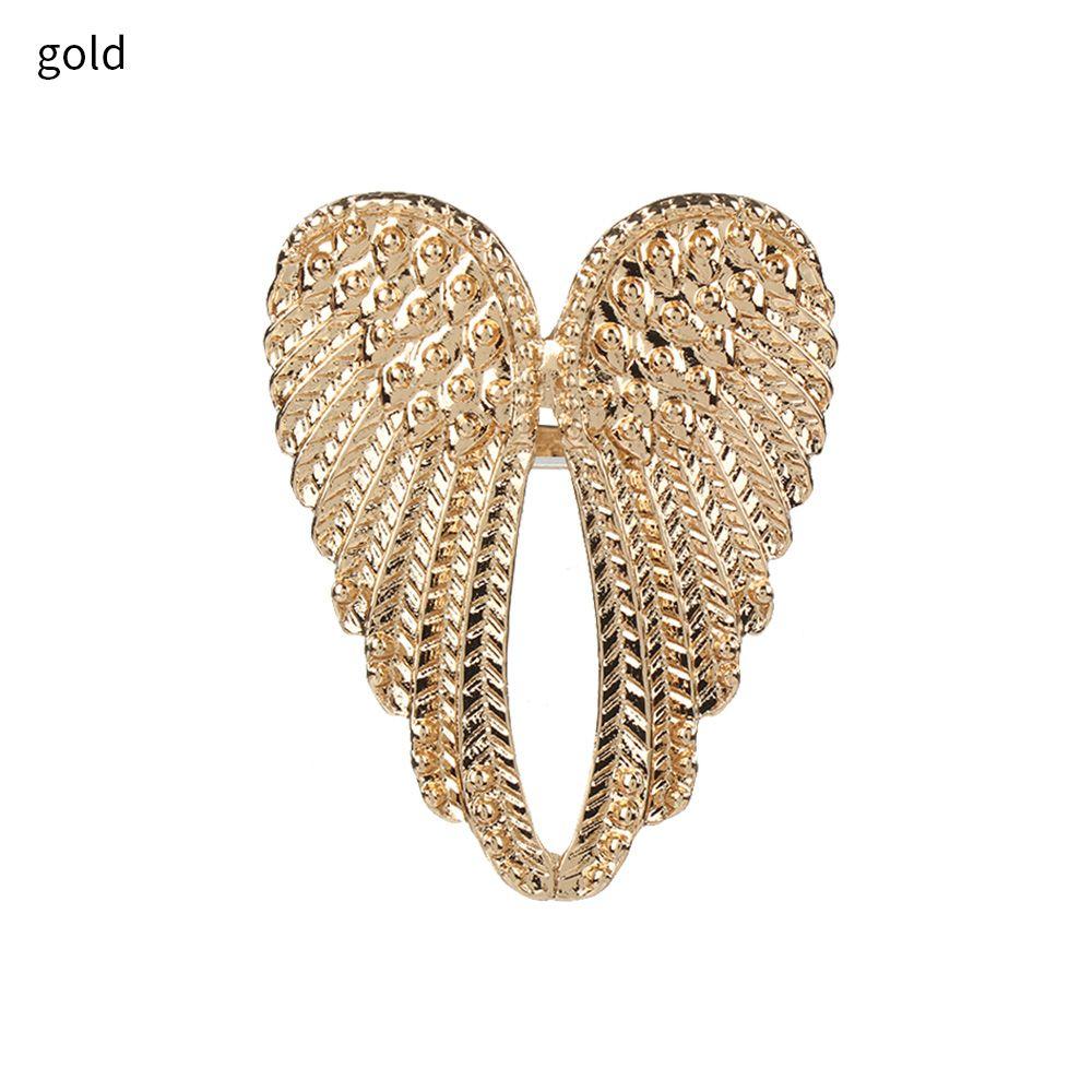 Party Jewelry Punk Women Men Hip Hop Metal Rings Retro Angel Wings Ring Big Heart Shape Wings