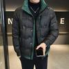 Men's Down Jacket Winter Trend High-end Warm White Duck Down Patchwork Clothes Winter Men's Coat Windproof Slim Tops