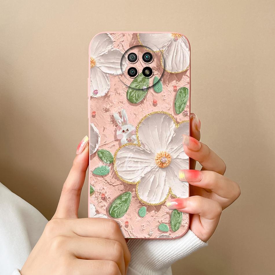 Чехол для Redmi Note 9T 9S Милый Модный Задняя Крышка Для Xiaomi Redmi Note 9 S Note9t Мягкий Жидкий Силикон Полное Покрытие Дизайн Чехлы