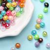 Многогранные шариковые бусины акриловые 6 мм креативные 200 шт. модные AB яркие цвета DIY ювелирные аксессуары