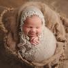 Реквизит для фотосъемки новорожденных Мохеровая кружевная пряжа Оберточная ткань Шапка Одежда для художественной фотосессии новорожденных Студийный реквизит