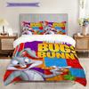 Bugs Bunny Set Cartoon Comforter Pillowcases Bedding 1 Duvet Cover 2 Pillowcase Without Core Christmas Birthday Gift Bedding Set