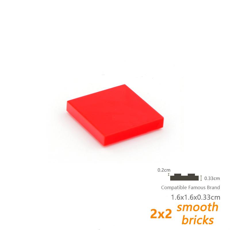 1000 шт. Конструктор Фигурка Кирпичики Керамическая Плитка 2x2 Образовательный Творческий Размер Совместимый с 3068 Игрушки для Детей