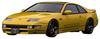 Модель зажигания Nissan Fairlady Z Yellow готовый продукт 1/18 (Z32)2на2