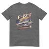 Футболка с дизайном F22 Raptor Vintageretro Collectable Design