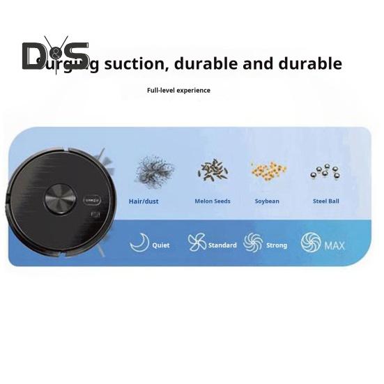 Подметающий робот-пылесос Ультратонкий дизайн Мощное всасывание Низкий уровень шума Работающий от аккумулятора пылесос