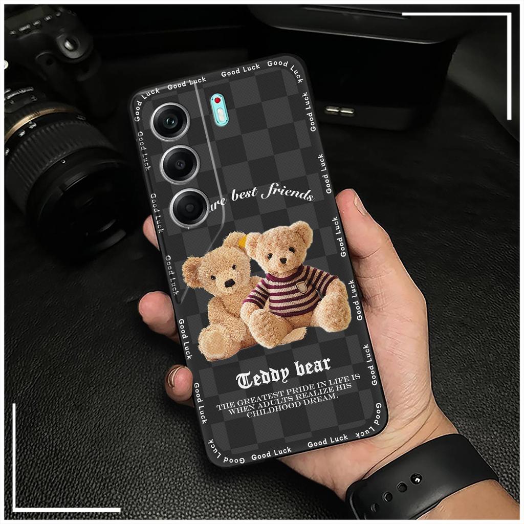 Graffiti Full Wrap Phone Case For Tecno Camon40 Pro 4G/5G/CM6/CM7 Cartoon Dirt-resistant TPU Silicone Phone Protector