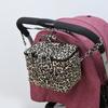 Multifunction Strollers Hangers with Secure Straps & Spacious Compartments Leopard Designs Storage Bag for Travel Parents