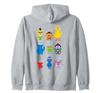 Sesame Street 8-Bit Group Zip Hoodie