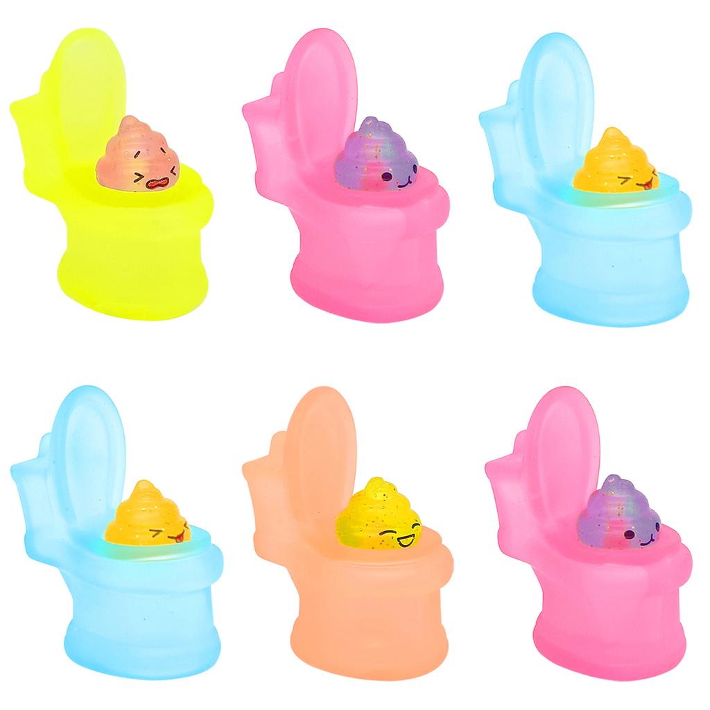 Mini Toilet Squeeze Cup Squishy Toys Pop Up Funny Fidgets Toys Stress Relief Decompression Sensory Toys for Kids Party Favors