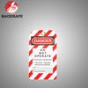 Red Pure English Lockout Tag, Safety Warning Sign PVC Material P8606