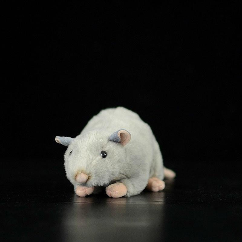 17CM Super Soft Gray Mouse Plush Toy Mouse Doll Artificial Animal Plush Toy