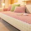 Thicken Sofa Cover Warm Corduroy White Wide Edge Non-Slip Sofa Cushion Sofa Towel Couch Covers for Home Living Room Decoration