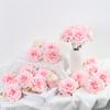 20 шт. искусственный цветок голова 10 см цветок розы для новогоднего свадебного украшения DIY шелковый цветок для вечеринки