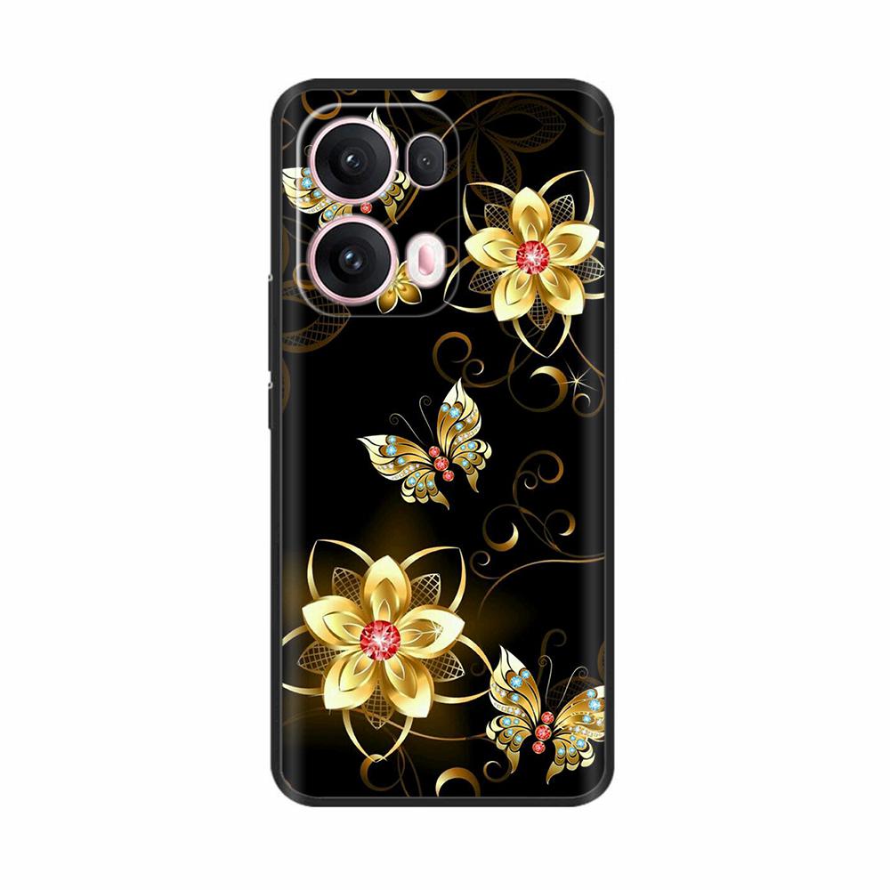 Чехол Reno13/Reno13 Pro для OPPO Reno 13 5G Мягкая задняя крышка из ТПУ-силикона для чехлов телефона OPPO Reno 13 Pro Милые Fundas Ударопрочный