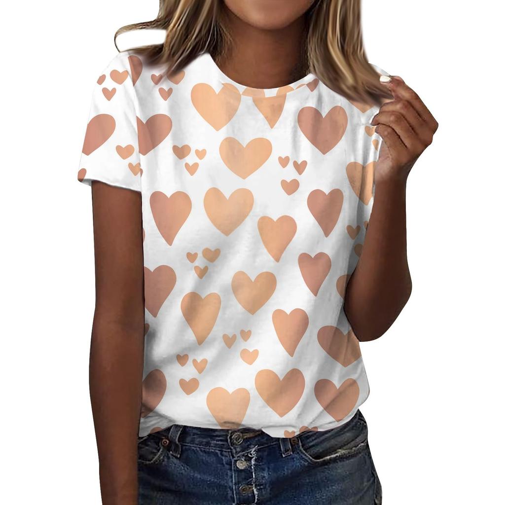 Футболки с цветочным принтом «Роза», женская модная футболка с коротким рукавом и круглым вырезом, Y2k Harajuku, футболки больших размеров, топы, женская одежда