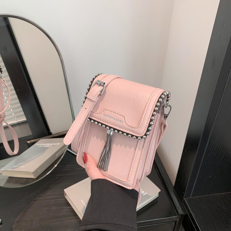 Сумка Sense женская 2024 новый нишевый дизайн модная сумка-мессенджер интернет знаменитости повседневная простая сумка для мобильного телефона