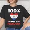 Summer Paraguay Flag T Shirt For Unisex  100% Cotton Tee Shirt Short Sleeve Tops