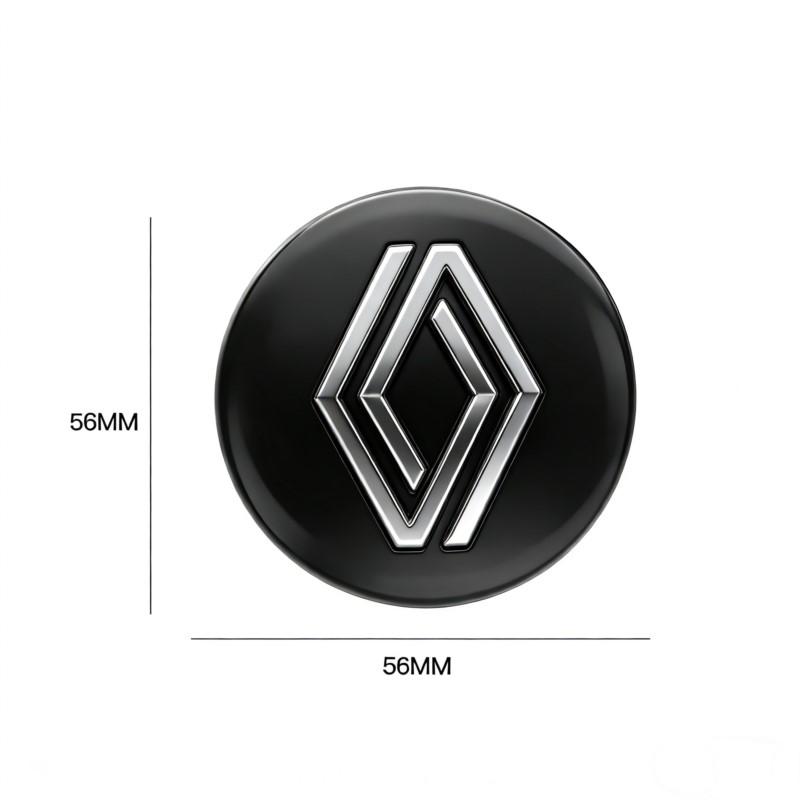 Car Logo Wheel Center Hub Decal Sticker Decorative Accessories For Renault Fluence Captur Megane Clio Kadjar Talisman Arka