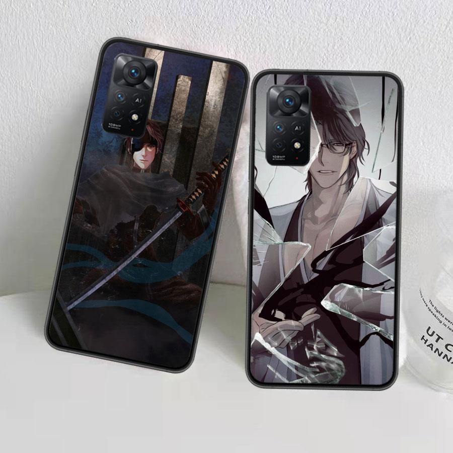 Чехол для телефона Bleach Айзен Сосуке для Xiaomi Redmi Note 12 Plus 12S 11 11T Pro 5G 11E 11S 4G 10 10S 9 9S 9T 8 8T 7 Обложка Shell Coq