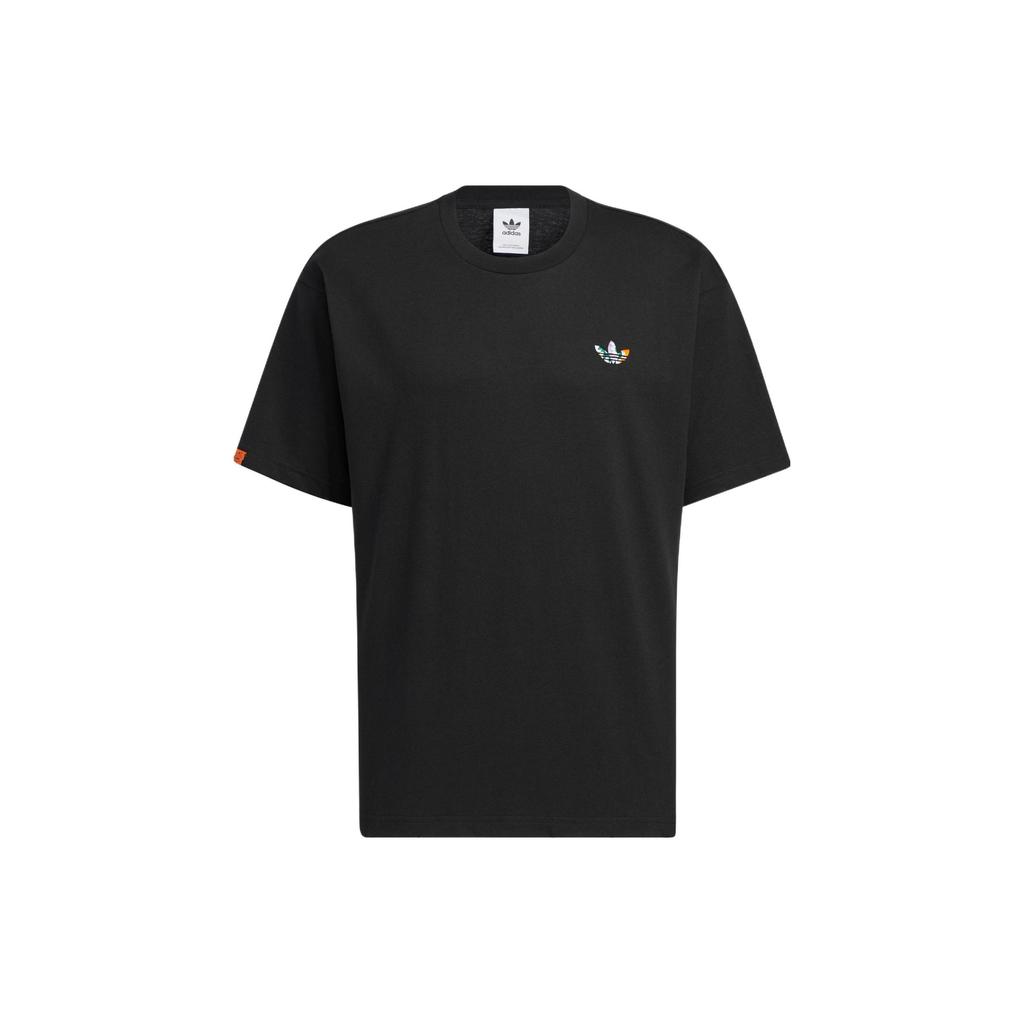 adidas Originals × Кентаро Окавара Черная унисекс оверсайз футболка с коротким рукавом HR6455