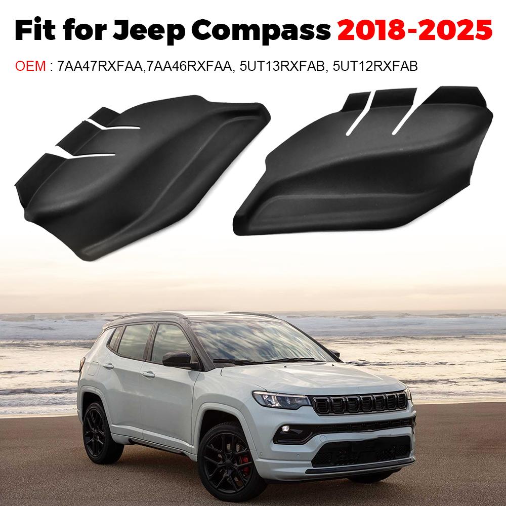 Cowl Side Panel Trim for Jeep Compass 2018-2025 Wiper Side Trim Engine Hood Hinge Cover Replace7AA47RXFAA 7AA46RXFAA