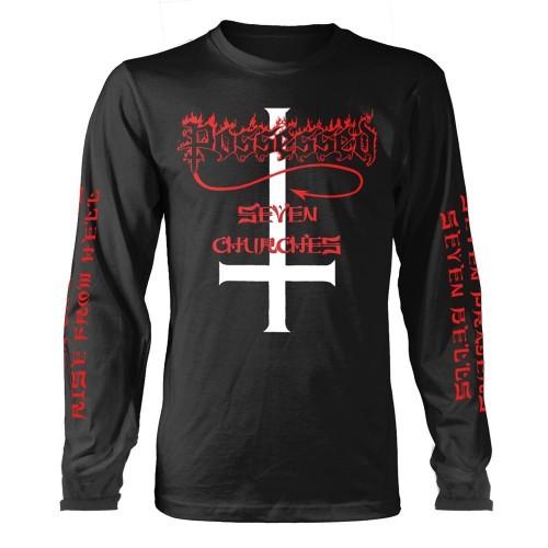 Possessed Unisex Adult Seven Churches Long-Sleeved T-Shirt