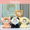 Lovely Miniature Panda Plush Keychain Soft Fabric Doll Perfect For Kids And Collectors