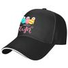 Happy Easter Nurse Eggs Stethoscope Baseball Cap Polyester Casual Adjustable Cap for Healthcare Workers