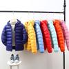 Autumn Winter Cotton Jacket Girls Down Jacket Children Clothing Winter Boys Warm Snowsuit Jackets Kids Hooded Light Down Outerwear Coats