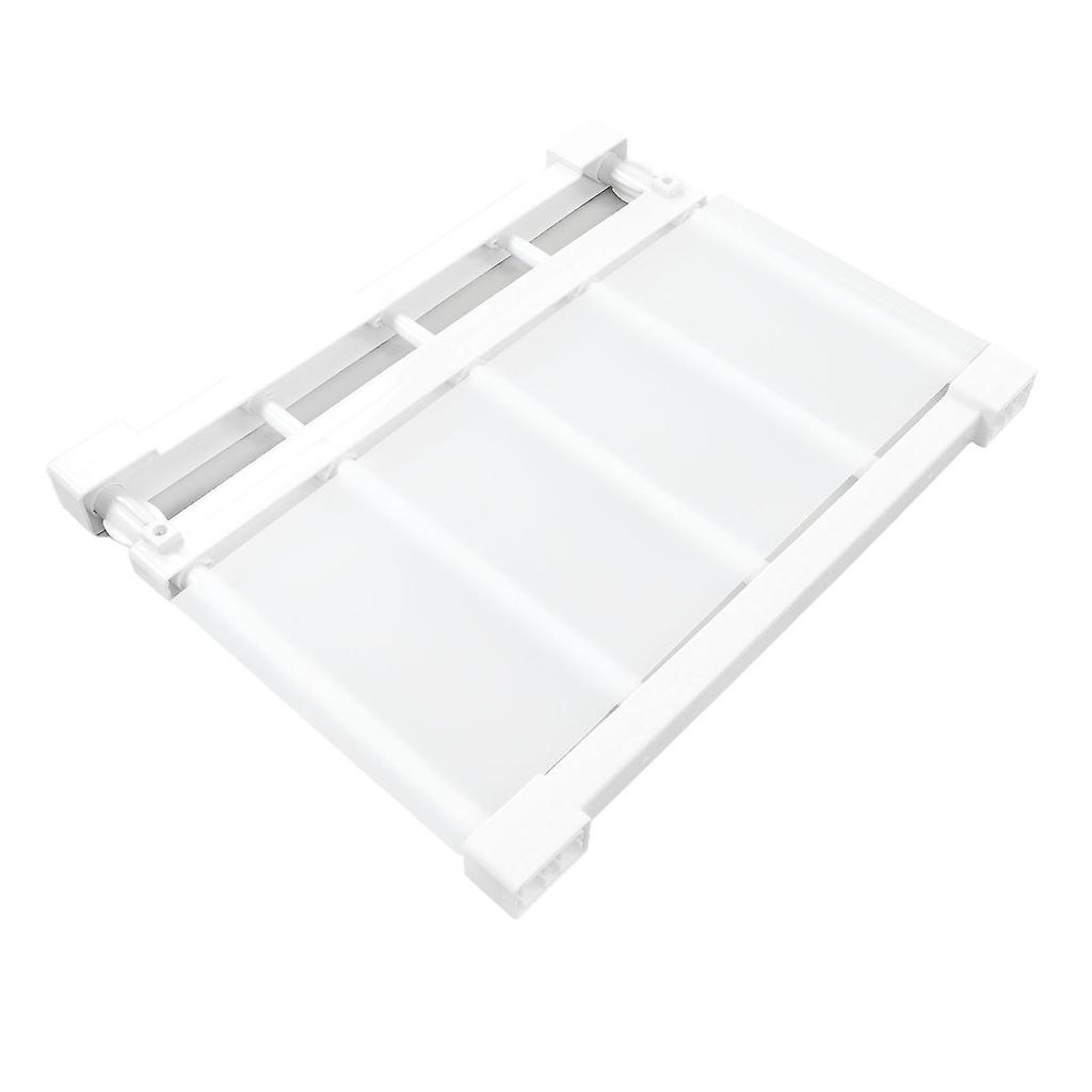 Tension Rod Shelf 14.2 Inch Width Nail Free Expandable Storage Rack for Cabinet Wardrobe 30 to 40cm /11.8 to 15.7in