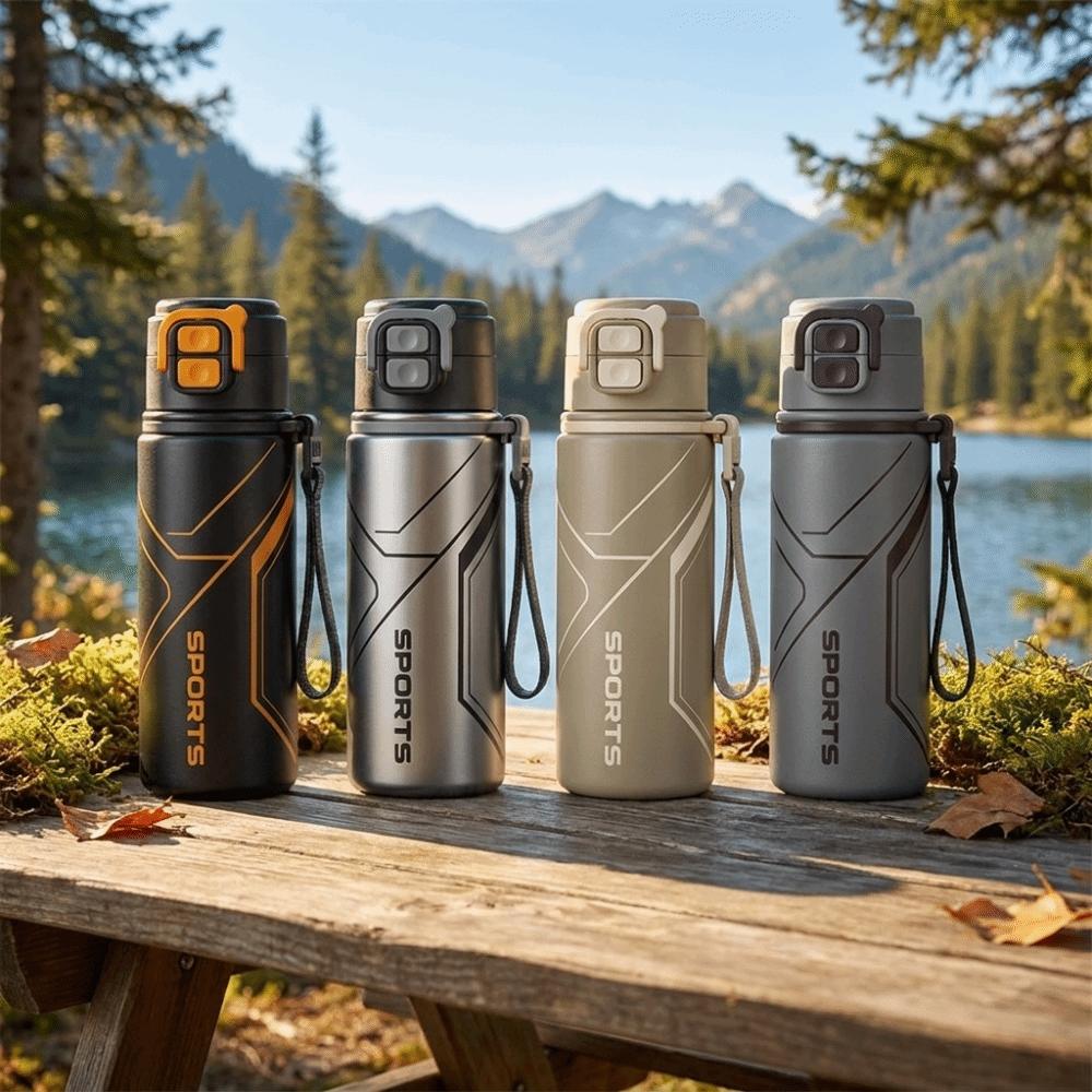 Leak-proof Dual-Drinking Bottle Stainless Steel Insulated Mug Insulated Water Bottle Outdoor
