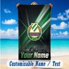 Beach Towel Custom Name Text, Quick Dry Large Towel For Beach HomeRapid Wien FC