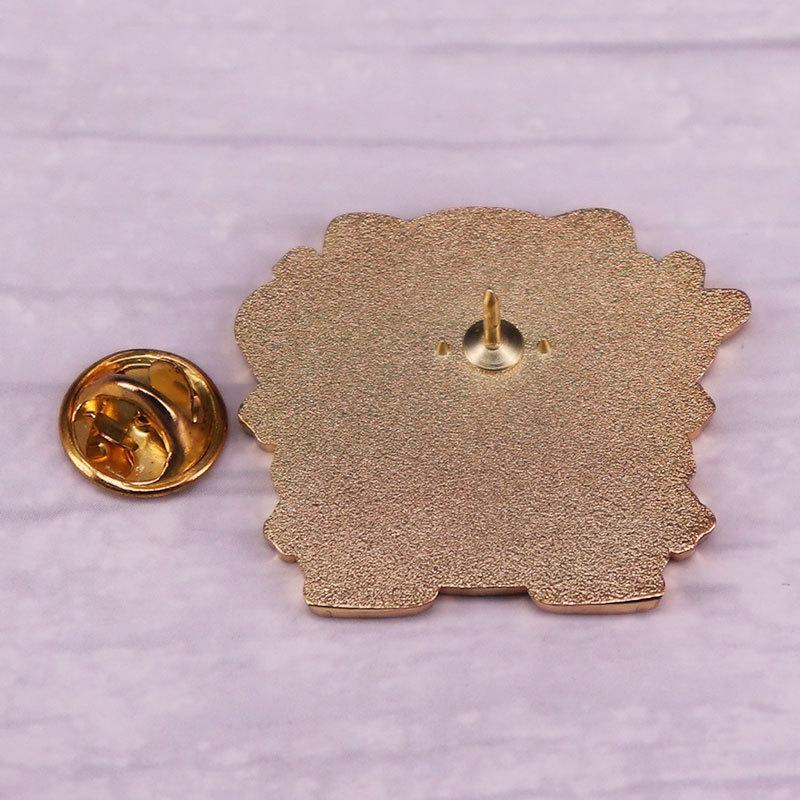 Strong Tortoise Elf Enamel Pin Kawaii Cute Cuckold Marine Animal Golden Medal Brooch Video Game Fans Badge Gifts