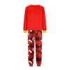 Matching Family Christmas Pajamas Set Long Sleeve Neck Top and Pants for Parents Kids Holiday Wear