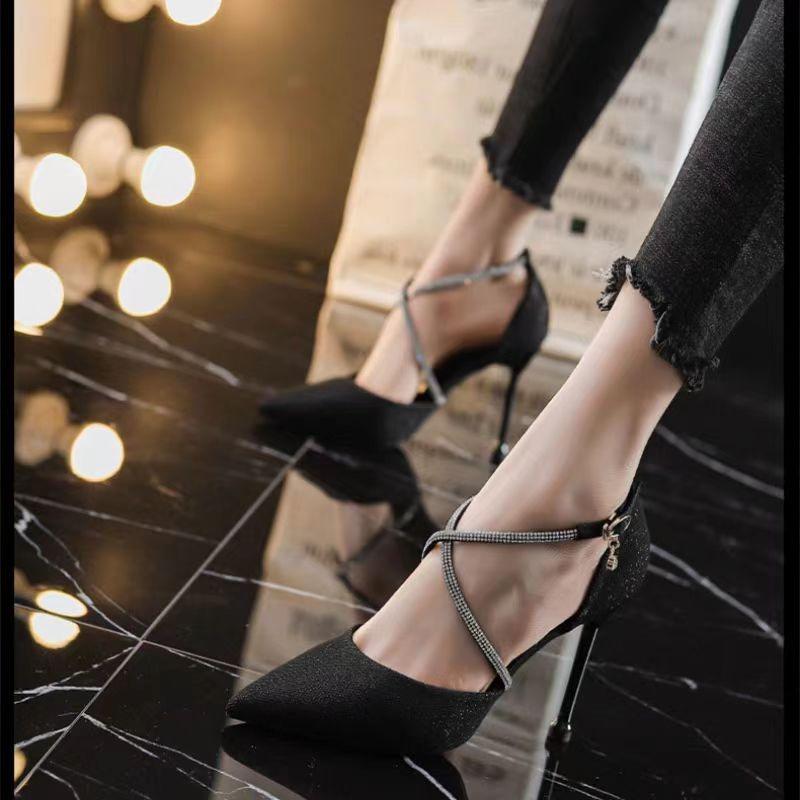 Fashion New Fashion Summer Women Sexy Stiletto High Heels Pumps Ladies Pointed Toe Shallow Party Shoe for Wedding Women Black Shoes