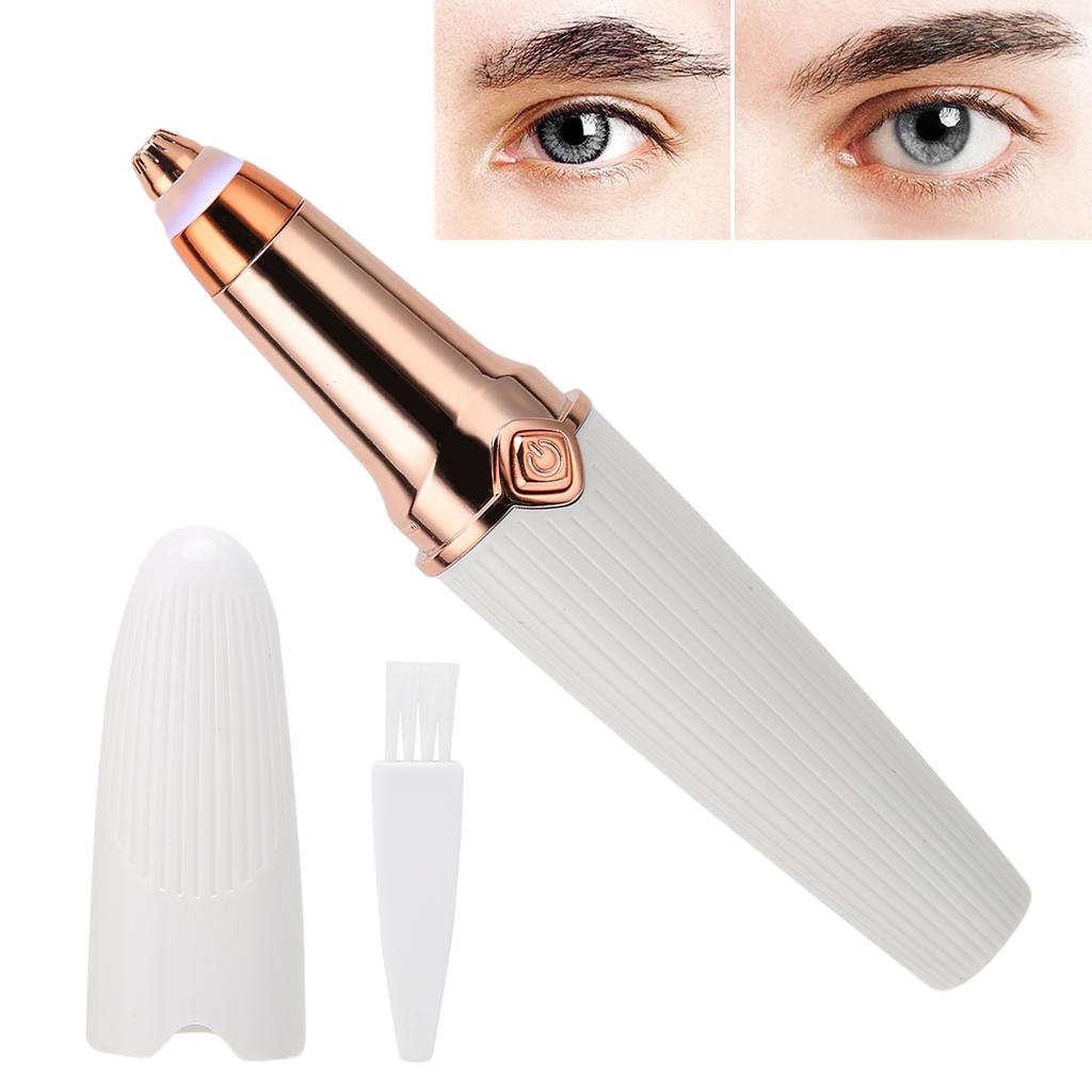 Электрический триммер для бровей 2 в 1, помада в форме USB, аккумуляторная безболезненная машина для удаления волос