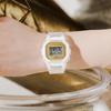 Casio Мужские кварцевые часы GMD-S5600SG-7 из смолы, водонепроницаемые 200 м, ударопрочные, с будильником